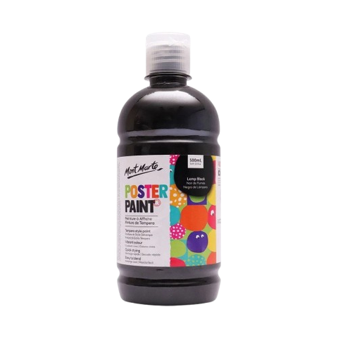 Màu nước MM Poter Paint MPST0006 Lamp Black (500ml)-VM