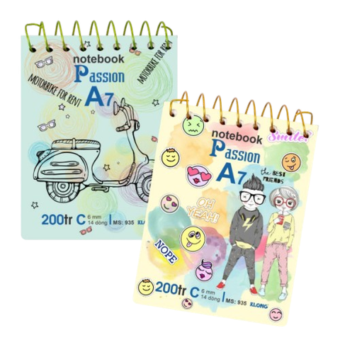 Sổ lò xo KLong A7 TP935 (200 trang)-KL