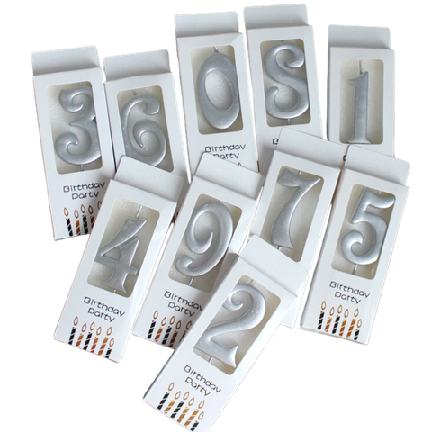 Nến số nhũ gold-PARTY