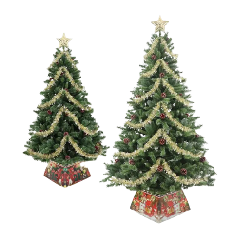 Noel-Cây thông 1,5m 3LLQC-5PC 3 loại lá gắn trái thông-CC