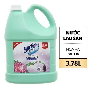 Nước lau sàn Sunlight 3,78 lit xanh-HN/TP