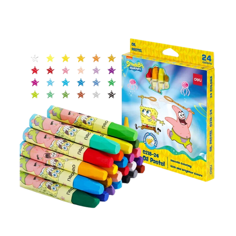 Sáp dầu 24 màu Deli C218-24-LA