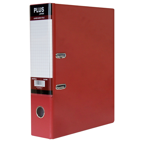 Bìa còng 7F A4 Plus 84-V206 đỏ-HV