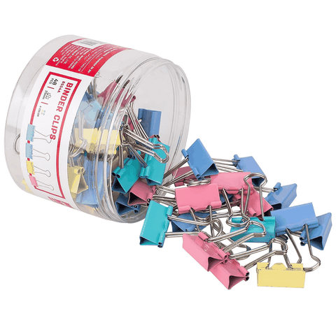 Kẹp bướm màu 19mm Deli 8555-LA