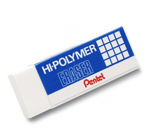 Gôm Pentel ZEH03 Màu Trắng - Size S