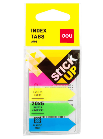 Notes mũi tên Deli A10602 5 màu