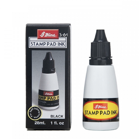 Mực dấu Shiny S-61 đen
