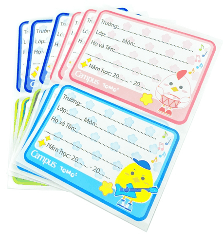 Nhãn tập Campus NT-TOM12-208