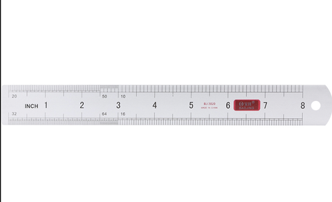 Thước sắt 20cm BJ-3020-TM