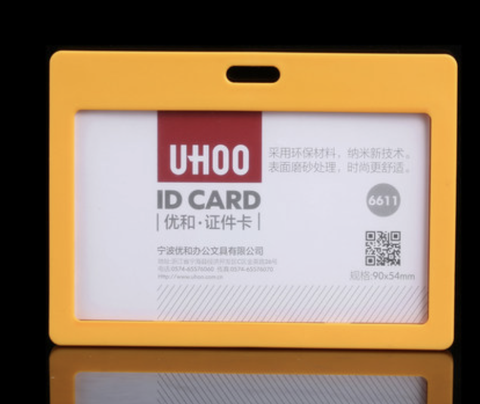 Bảng tên ngang UHOO 6611 Cam