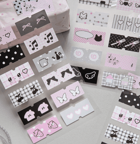 Set 2pcs Sticker trang trí