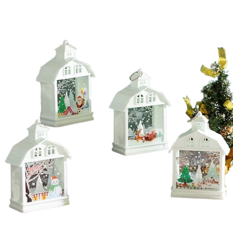 Noel-Đèn led lâu đài CN 12-18cm 91-3404-JC