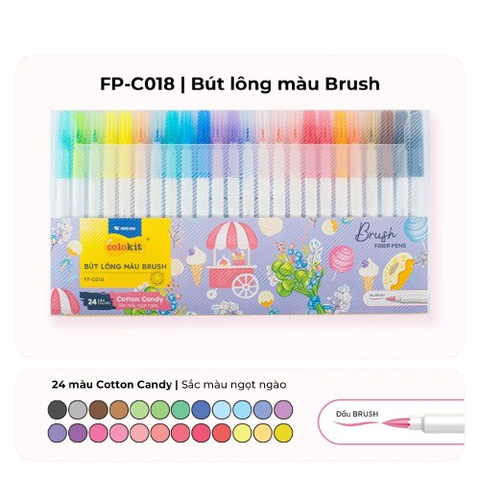 Bút lông TL 24 màu FP-C018-LV