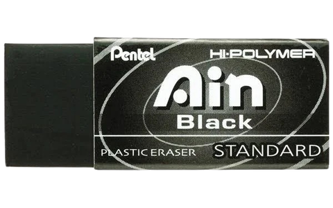 Gôm Pentel ZEAH10 đen-S