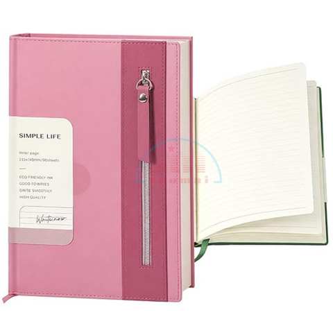 Sổ da 6002 bìa dây kéo-TM