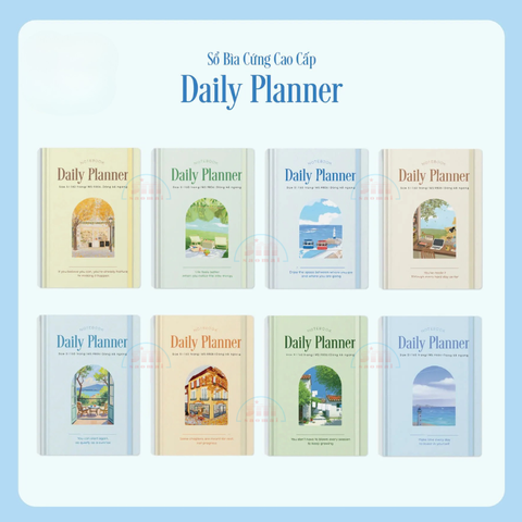Sổ Daily Planner A5 caro 9813 (160 trang)-HP