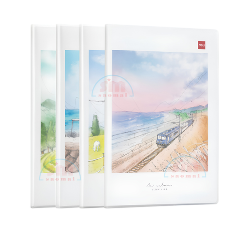 Sổ lò xo B5 Deli LB560 60t 70gsm-LA