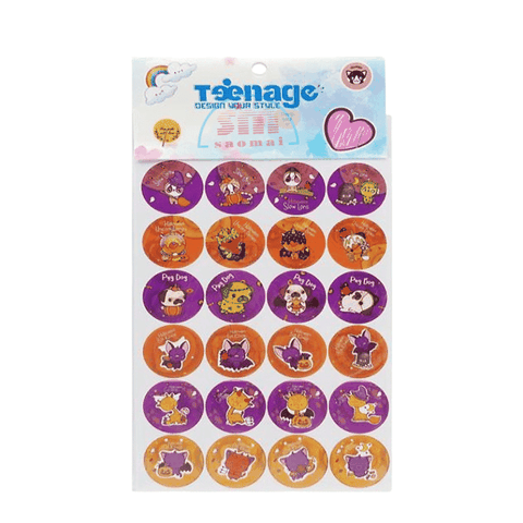 Halloween-240 Sticker cổ động-PCT