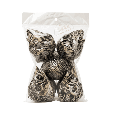 Đồ trang trí Halloween-Đầu lâu dẹp (5 cái) 26-TD