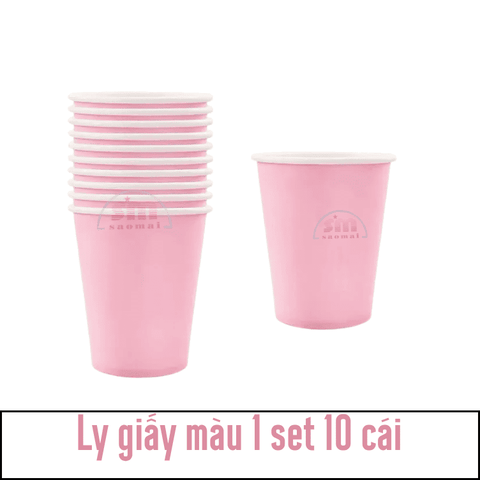 Ly giấy màu 10c-PARTY/QSN/H