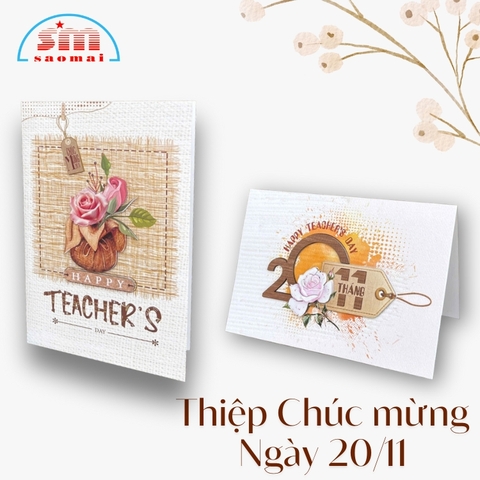 Thiệp 20/11 T-ĐQ