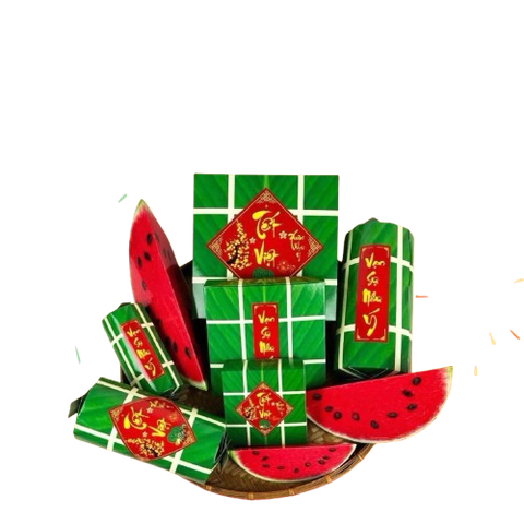 Tết-Hộp giấy bánh tét nhỏ-TiTi/NM