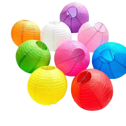 Lồng đèn giấy 20cm-KTN/Or