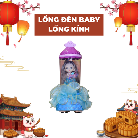 TT-Lồng đèn baby lồng kính-TD