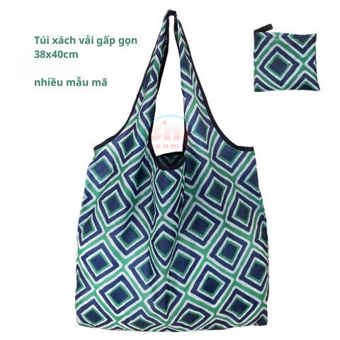 Túi xách vải gấp gọn 38x40cm-TL