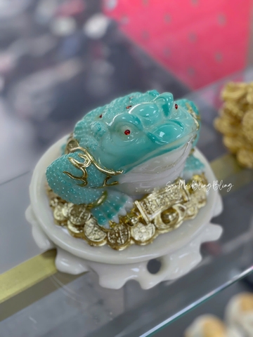 Tượng cóc đá xanh-BL