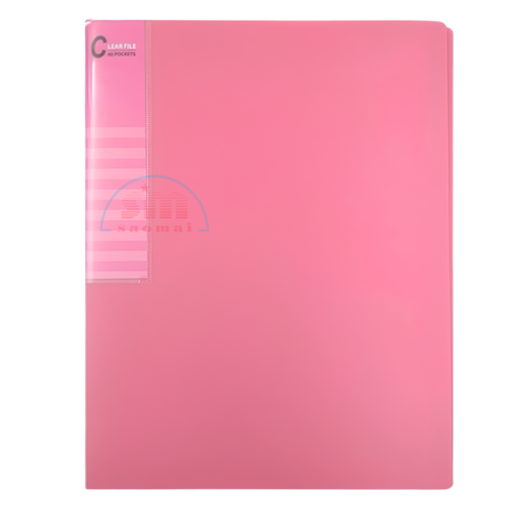 Bìa 40 lá Plus 82-V093 hồng-HV/VT