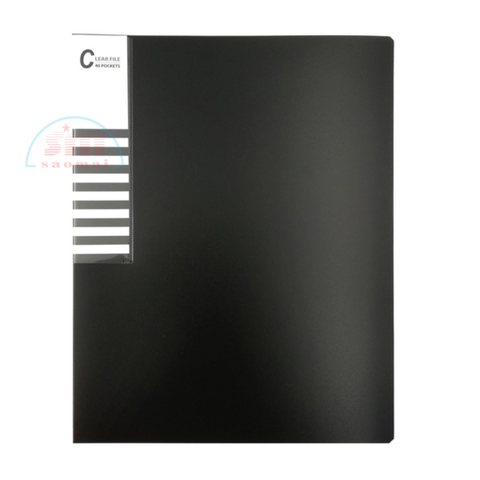 Bìa 60 lá Plus 82-V114 đen-HV/VT