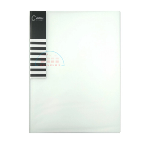 Bìa 40 lá Plus 82-V096 trắng-HV/VT