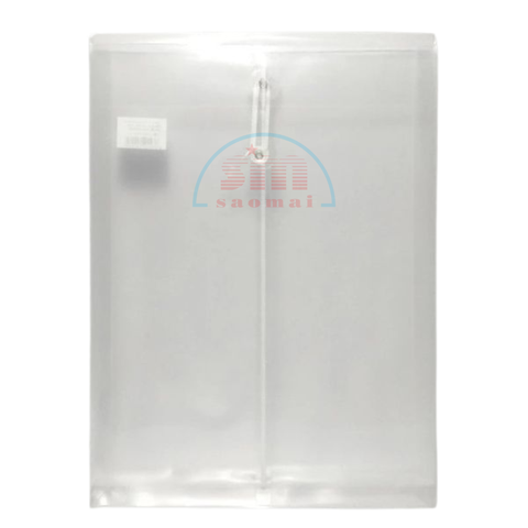 Bìa cột dây nhựa A4 trắng-XD-GP