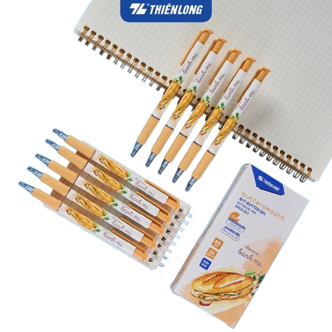 Bút nước TL gel 033 (Bánh mì) xanh-LV