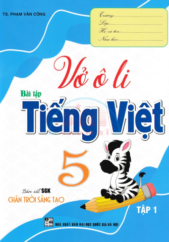 Vở ô li bài tập Tiếng Việt 5/1-HA3
