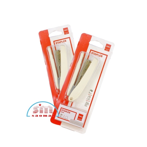 Bấm kim 10 Deli 0282+kim bấm-LA