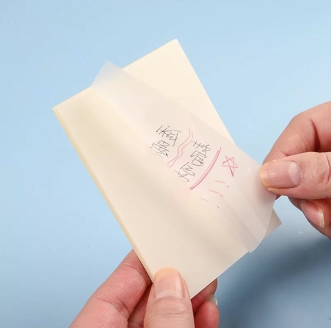 Notes trong suốt màu 3x4 PET-3303-TL