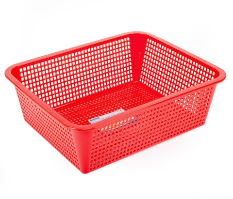 Rổ nhựa vuông 45,9x37X15,2 cm-DT