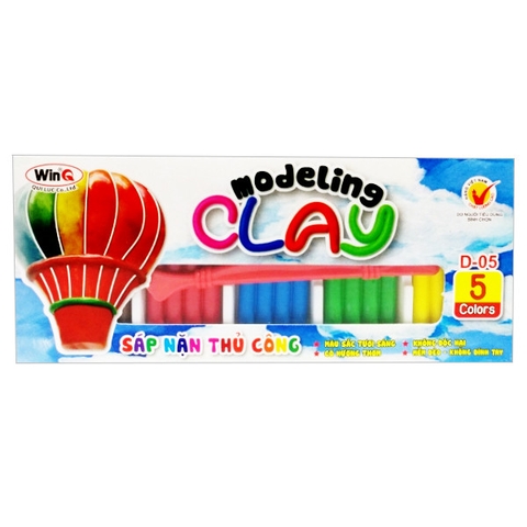 Đất nặn WinQ D05 5màu-SM