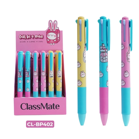 Bút bi 4 màu ClassMate CL-BP402-TK