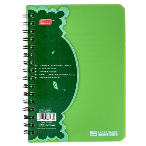 Sổ lò xo A6 Grand TMG 8563 (140 trang)-KP