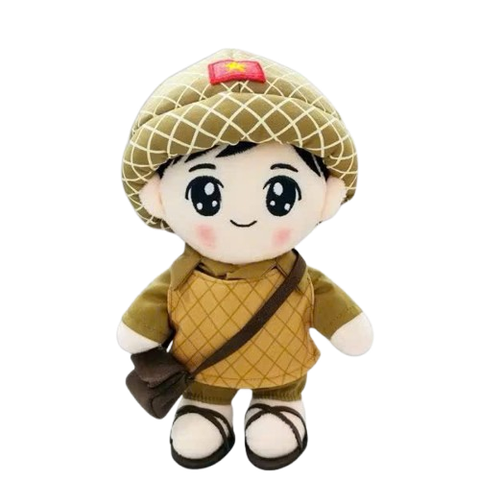 Gấu yêu nước Đồng chí vệ quốc quân 25cm-ZOO
