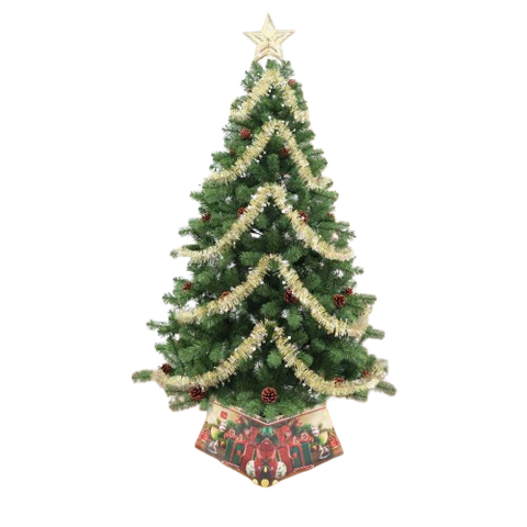 Noel-Cây thông 1,2m TNQC đầu tròn màu xanh-CC