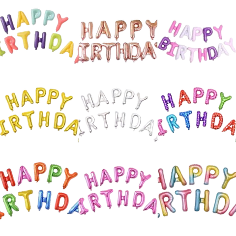 Bong bóng bộ HPBD 16 inch đủ màu-ĐA