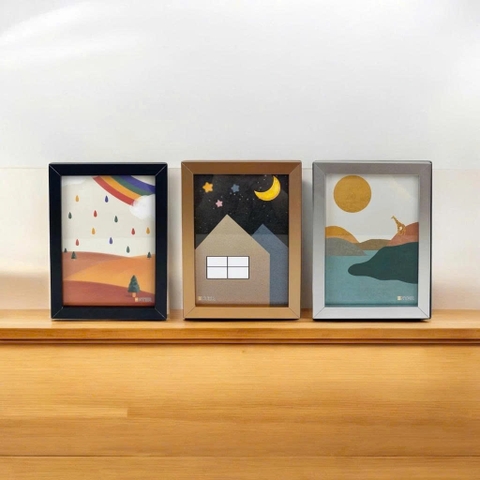 Khung hình nhôm Enter KH201 15x21cm-SM