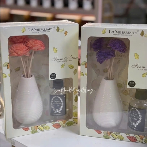 Set tinh dầu+bình hoa La'vie Parfaite-BL