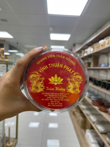 Trầm hương hộp tròn-VTP/PL/BL