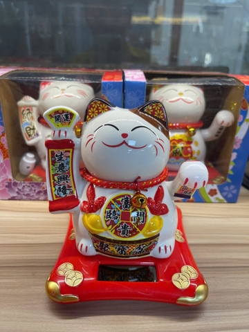 Mèo sứ trắng 6