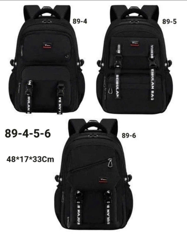 Balo du lịch đen 89-4-5-6-UV